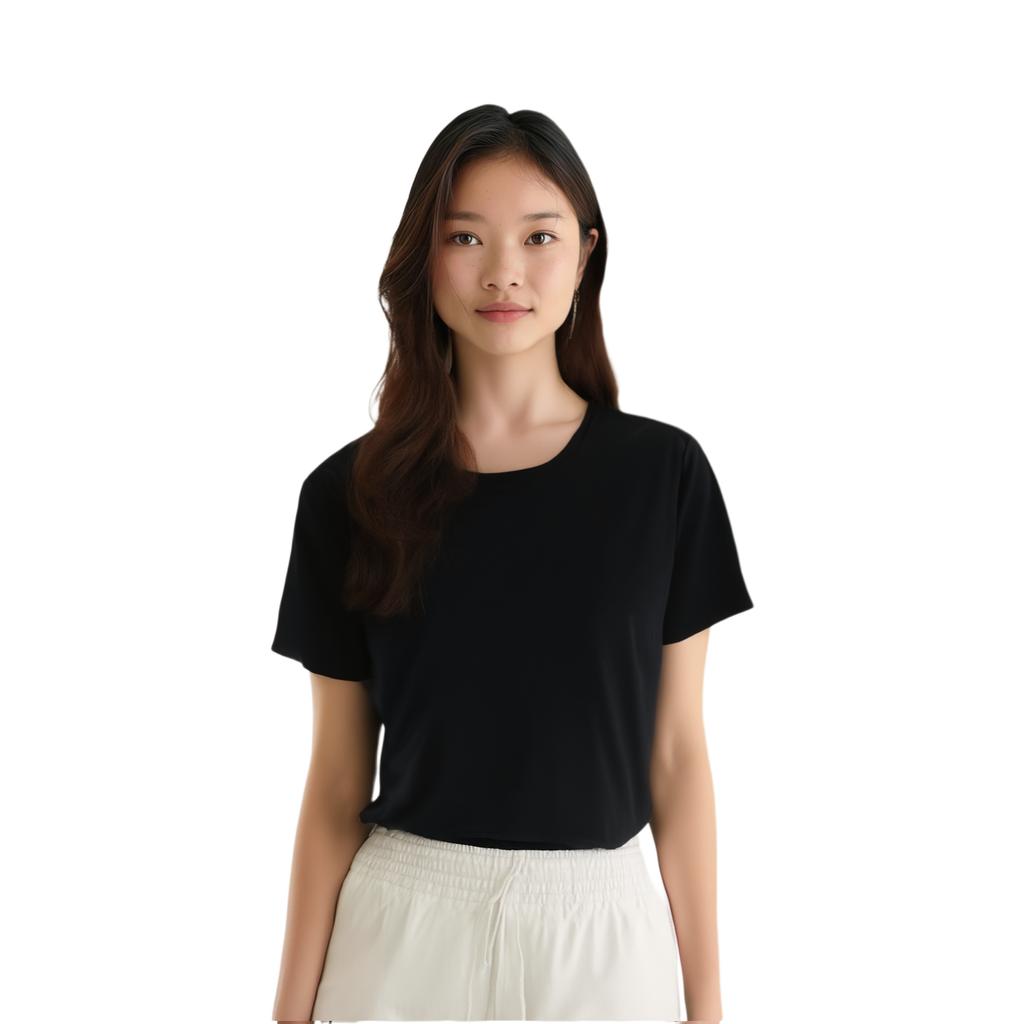 Li Ning Fitness Series T Shirt Women's Black ATSU890-1