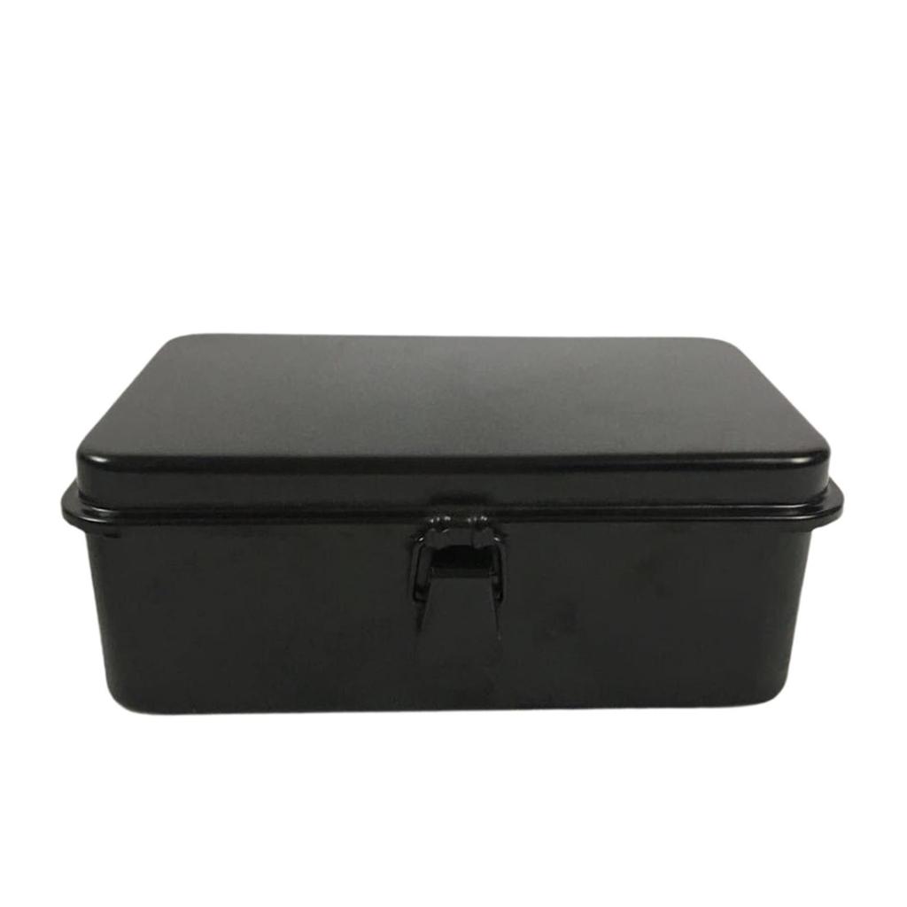 Aufbewahrungsbox aus Metall mit Deckel, blanko, Werkzeugkasten für Geschenke, Autoschlüssel, Bastelaufbewahrung