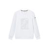 Sweatshirts Men's Standard White Crew Neck Moderate Regular F11M211216FWT