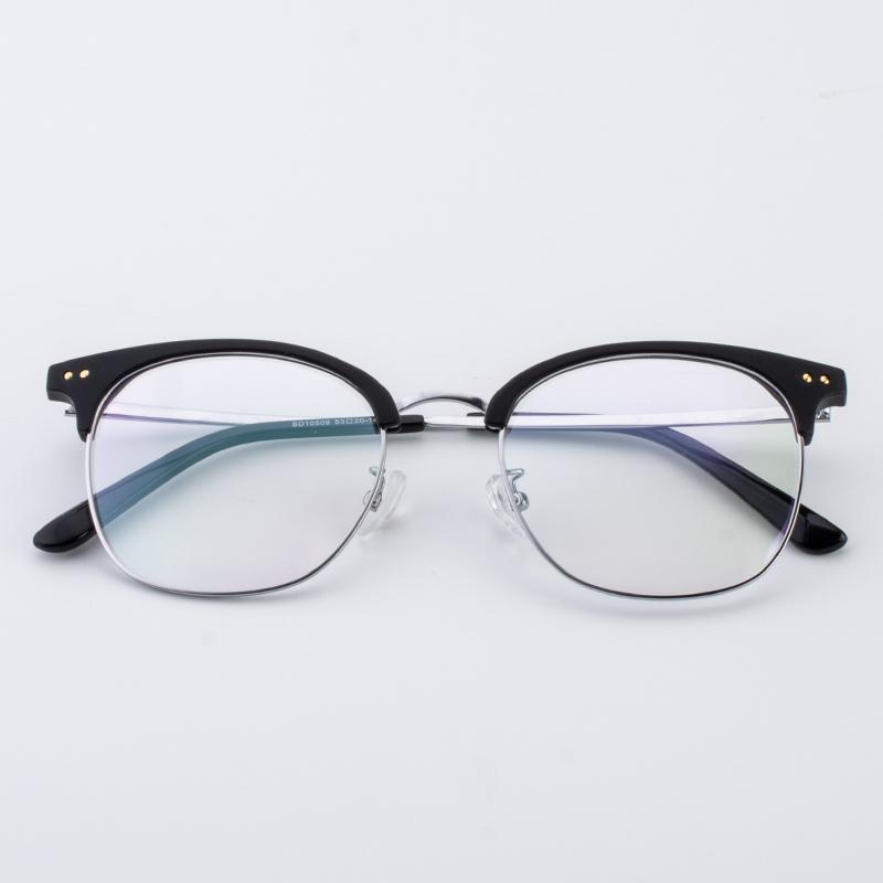 

Классические прозрачные очки унисекс модные очки круглые очки в полуободковой оправе повседневные аксессуары для одежды плоские зеркальные очки