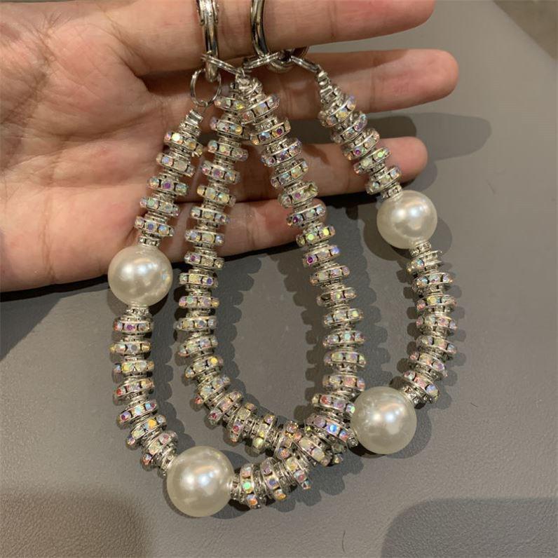 

Rhinestone Beaded Luxury Bracelet & Phone Charm Keychain