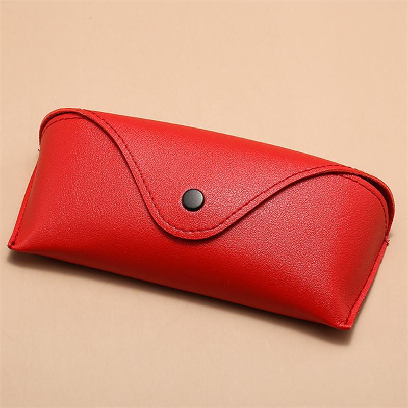 Mode Damen Herren PU Leder Brillenetui Schutzhülle Tragbares Sonnenbrillenetui Box Lesebrillenetui