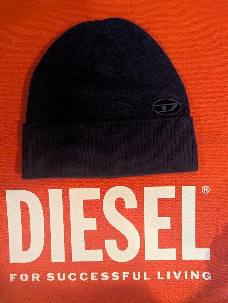 [USED] DIESEL Current Model Cashmere/Wool Blend Knit Cap
