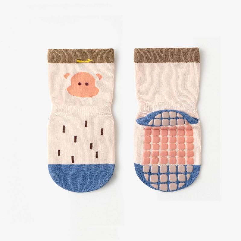 Baby Anti Slip Floor Sock Newborn Footwear Spring Autumn Middle Tube Sock Boy Girl Soft Cotton Cartoon Socks Kids Cartoon Sock