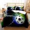Football Bedding Sets Soccer 3D Duvet Cover Bedding Set Comforter Linen Pillowcases Home Decor Single Double Twin King Queen