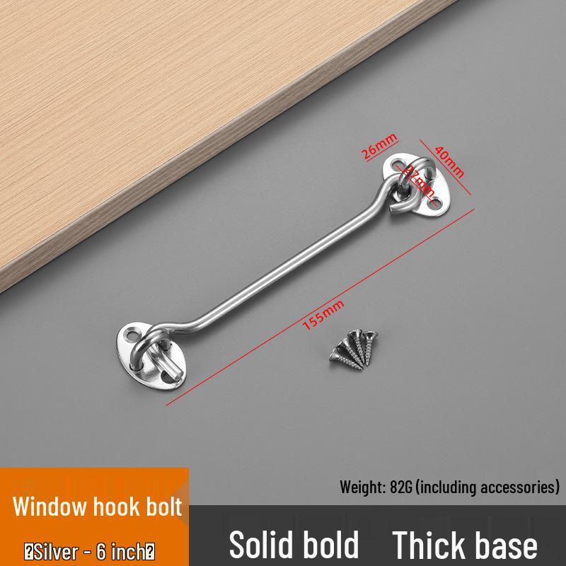 Stainless Steel Window and Door Windproof Hook Stopper