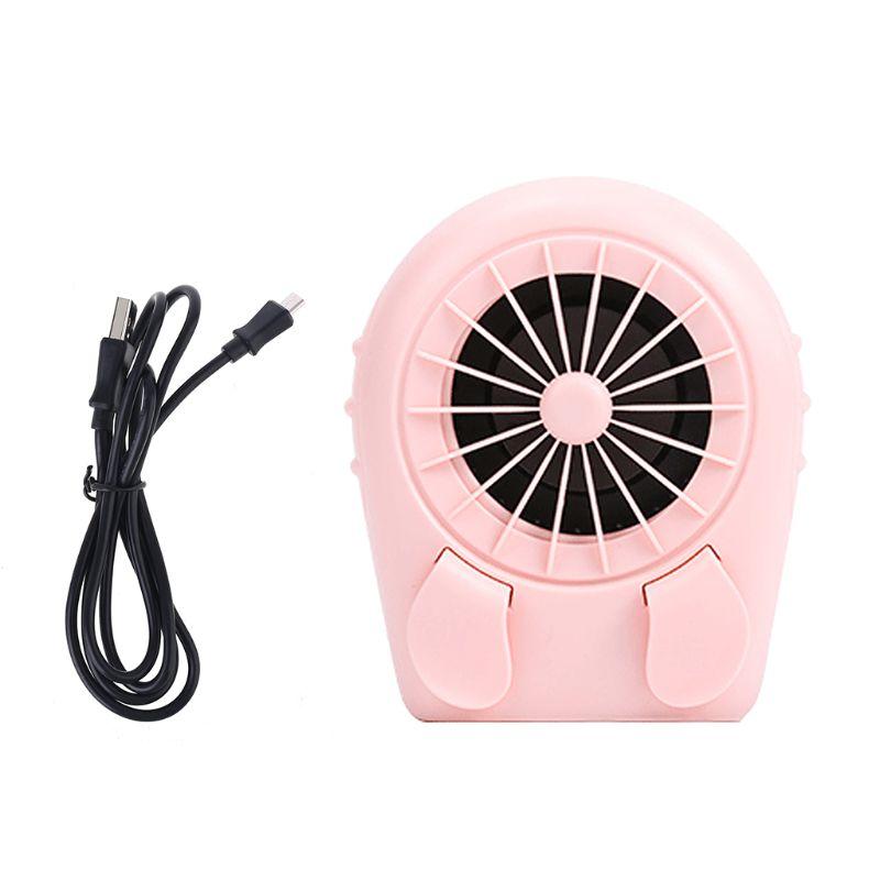 Handsfree Small Cooling Fan Mini Waist Clip Fan Portable Fan USB Rechargeable