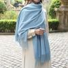 Women's Thick Wool Cashmere Scarf, Autumn/Winter Versatile Unisex Solid Color Shawl, Faux Cashmere, New Thickened Design