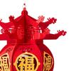 Chiński Nowy Rok Wisząca Lampion Dekoracja Fu 3D Orientalne Klasyczne Elementy Dekoracja Festiwalu Wiosny do Restauracji Wystrój Domu