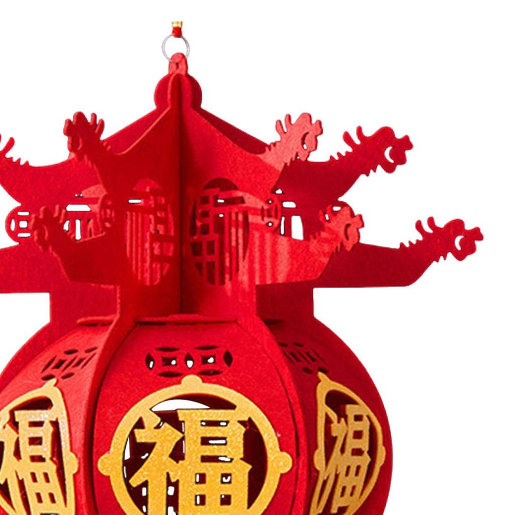 Chiński Nowy Rok Wisząca Lampion Dekoracja Fu 3D Orientalne Klasyczne Elementy Dekoracja Festiwalu Wiosny do Restauracji Wystrój Domu