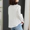 Cotton Embroidered White Shirt with Sun Protection Spring Autumn Design Niche Long Sleeved Blouse Top for Women