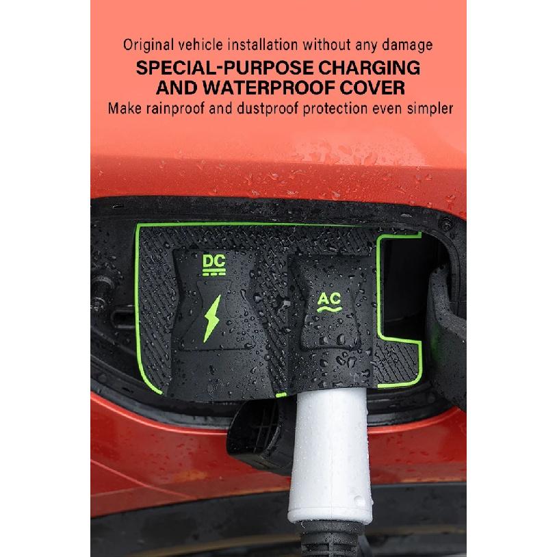 New Energy Car Charg Rain Cover For BYD Seal 05 5 DM i HA6 Accessories 2025~2027 Auto Parts Charging Gun Waterproof Protect Case