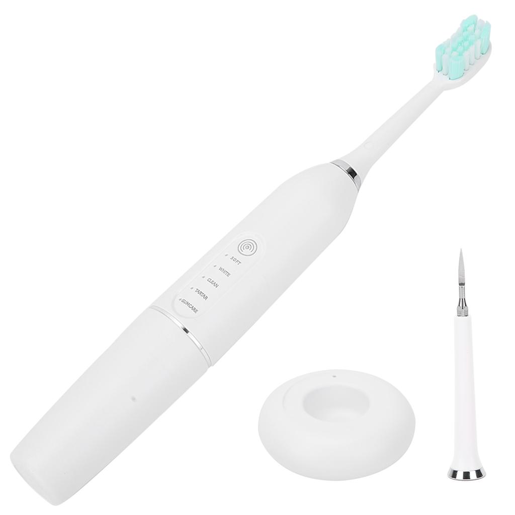 Children S Electric Toothbrush Wireless Charging Whitening Toothbrushes Deep Cleansing ToothbrushWhite