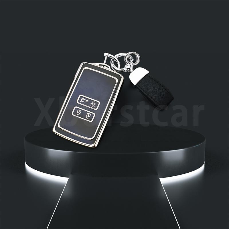Tpu Car Key Cover Shell For Renault Captur Koleos Kadjar Zoe Arkana Espace Clio Megane Grand Scenic Sandero Dacia Duster Card