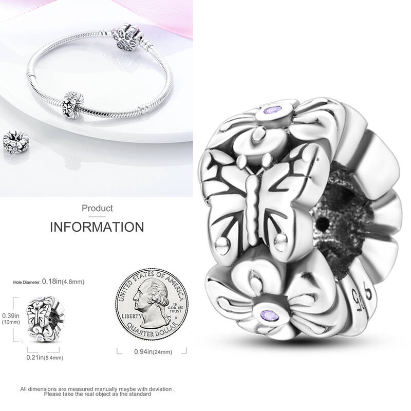 Copper Dragonfly Butterfly Pendant Charms Bead Fit Original Bracelet Bangle Women Jewelry Girl Making Beads