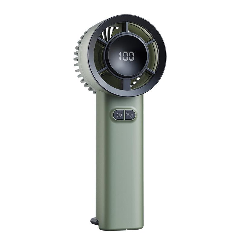 High-Speed Handheld Fan: USB Charging & Digital Display with 100 Speeds for Indoor/Outdoor Use
