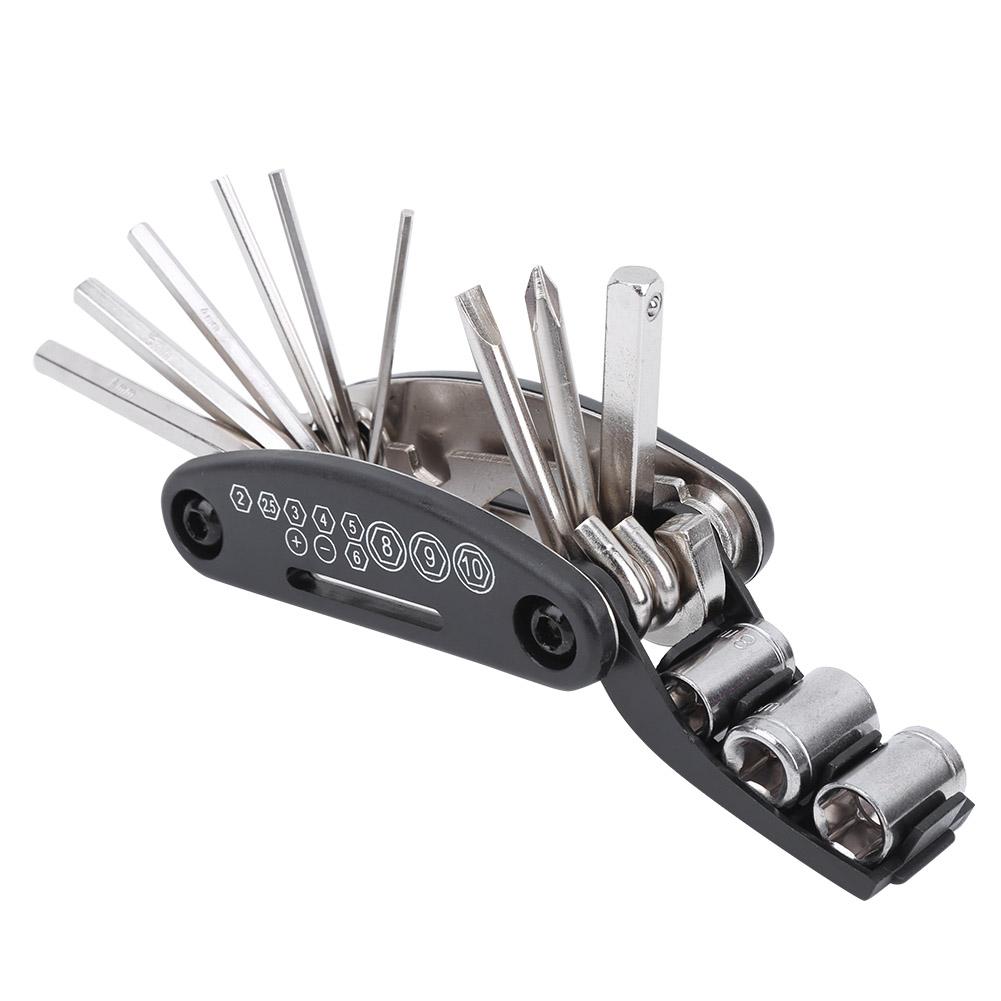 Bike Tools Kits MultiFunction Bike Tire Repairing Tool Essential Cycling Tools Bag