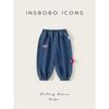 Insbobo Girls' Pants 2026 Spring New Style Baby Girl Jeans Spring and Autumn Children's Casual Long Pants Spring Fashion Trend