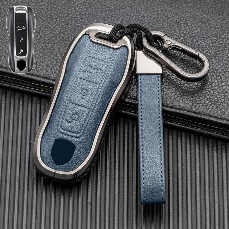 Porsche 911, Cayenne, Panamera, Macan, Taycan Metal Key Case - New Energy Series