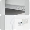 Wall Mounted Nightstand Set 2 pcs White 49 x 34.5 x 20 cm