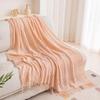 Light Luxury Solid Color Sofa Blanket - Air Conditioning, Decorative, Office Nap, Homestay, Autumn/Winter Use