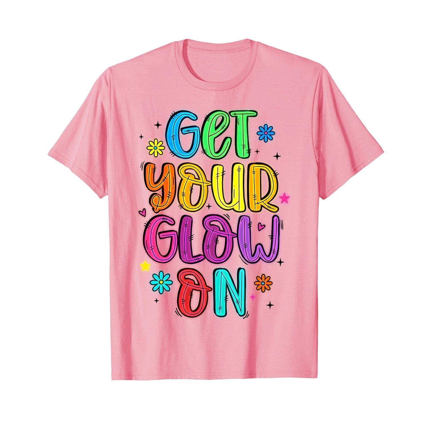 Get Your On in My Glowing Era Group Team Party Squad Gifts T-Shirt 2XL