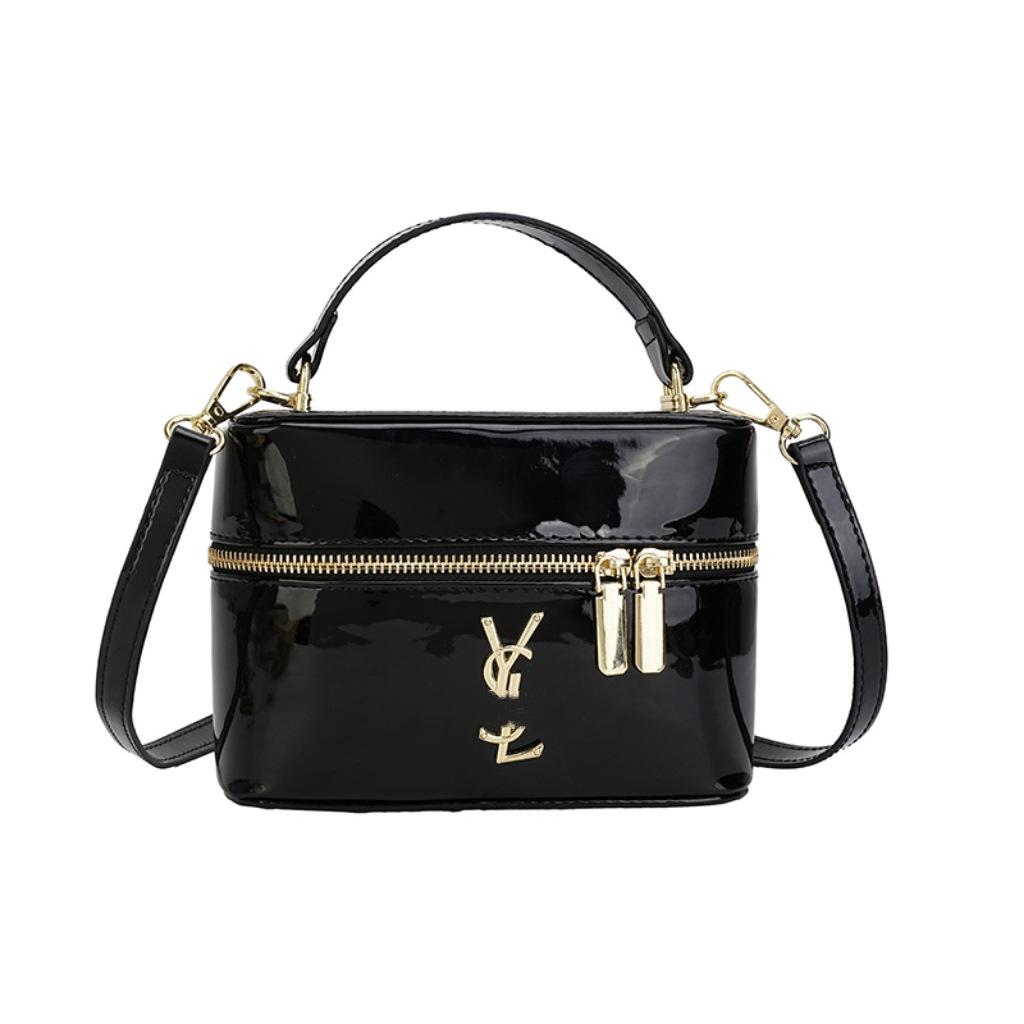 Luxuriöse glänzende Handtasche 25: Trendige Crossbody Nische Schultertasche