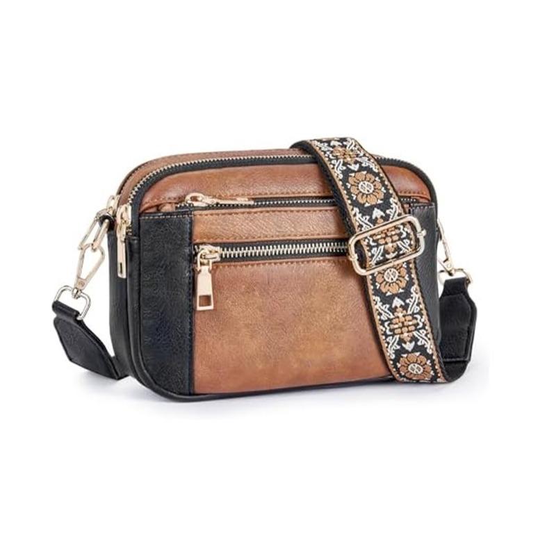 Hot-selling color matching checkerboard plaid messenger bag square bag shoulder bag wallet adjustment shoulder strap