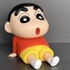 New Anime Crayon Shin-chan Boochan Q Version Kawaii Figure Model Toys Doll Mobile Phone Holder Collect Ornaments Gifts