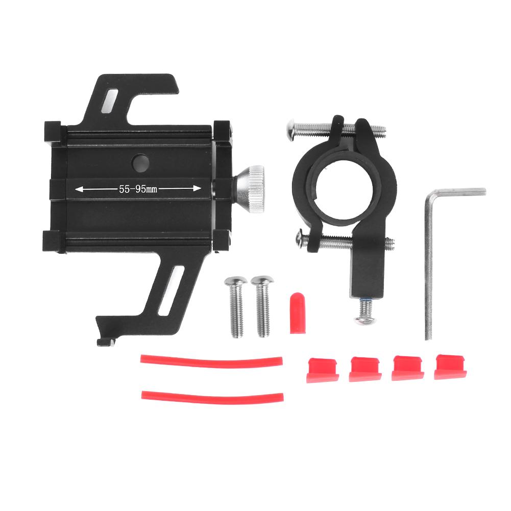 Lenkerhalterung Aluminiumlegierung Fahrrad Handyhalterung Fahrradzubehör Rot