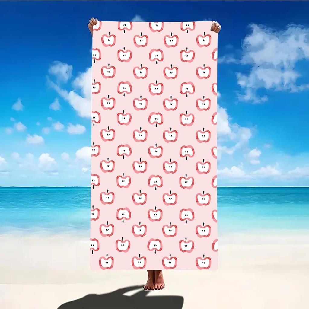 Beach Towel Portable Quick Fast Dry Sand Outdoor Travel Swim Blanket Thin Yoga Floral Print Mat Personalization Stripes Towel