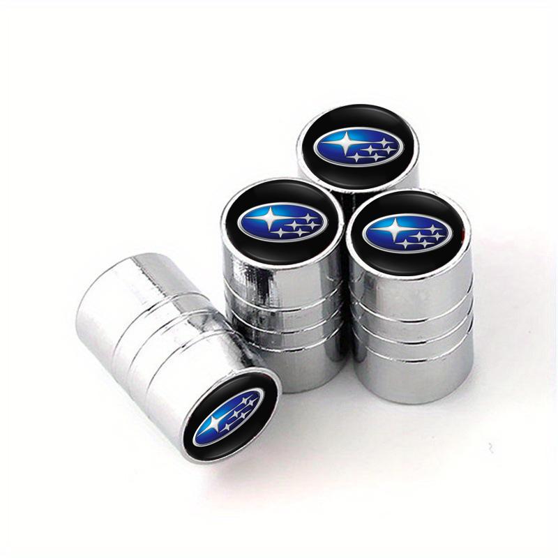 4Pcs Aluminum Alloy Car Wheel Tire Valve Caps Stem Cover For Subaru STI XV Forester BRZ Outback Legacy Crosstrek WRX 2006 Smart Y10