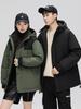 Unisex Hooded Winter Down Jacket 2025: Workwear-Inspired, Thick, Warm, Cold-Protective Outerwear for Skiing