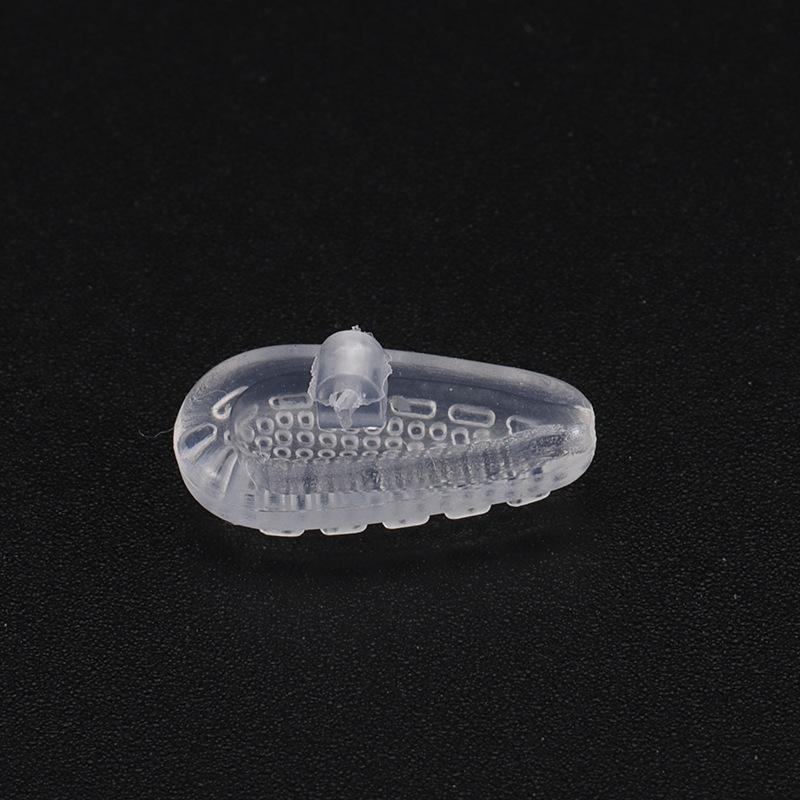 Screw-in Air Chamber Silicone Nose Pads Comfortable Anti-slip Oval for Daily Wear Glasses Sunglasses 10/50 Pairs