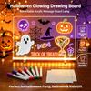 DIY Rewritable Glowing Acrylic Message Board Lamp, Light Up Drawing Board for Kids, Comes with 7 Vibrant Color Marker Pens