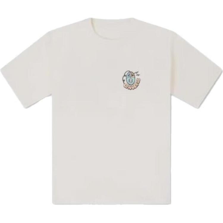 Converse Summer Outdoor Graphic T-Shirt Asia Sizing White Unisex 10027229-A01 XL