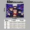 Jujutsu Kaisen Wall Tapestry Aesthetic Wall Hanging Printed Fabric Blanket Decorative Tapestries For Bedroom Living Room Home Decor