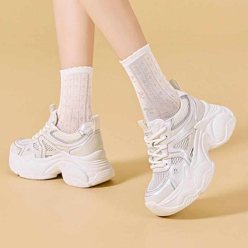 Dad Shoes Women'S Summer Shoes Women'S Shoes Platform Heightening Shoes Thin Breathable Casual Sports Shoes