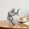 3D-gedruckte Kung-Fu-Figur Kung-Fu-Meister-Statue mit exquisiter Textur Stabile Basis