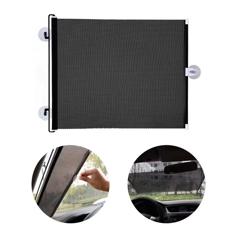 Car Sunshade, Windshield, Retractable Front and Rear Windows, Sunshade, Foldable Thermal Insulation Frame Accessories