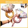 Enhance Your Special Day Diamond Ring Foil Ballons For Engagement Wedding Decorations