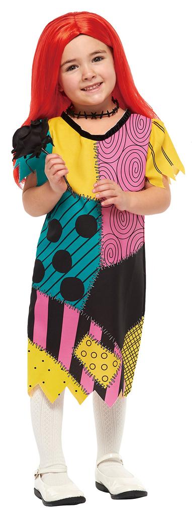 Nightmare Sally Kids Costume for Girls, Suitable for Heights 100cm-120cm
