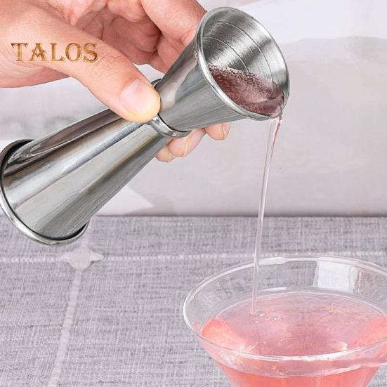 Odměrka na koktejly z nerezové oceli o objemu 1/2 oz, barmanská odměrka na koktejly, dvouhlavý design, odolný odměrka pro barmany