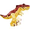 Takara Tomy Ania Adventure Continent Big Ania King Gold Blaze Tyrannosaurus Dinosaur Toy for Ages 3 and Up