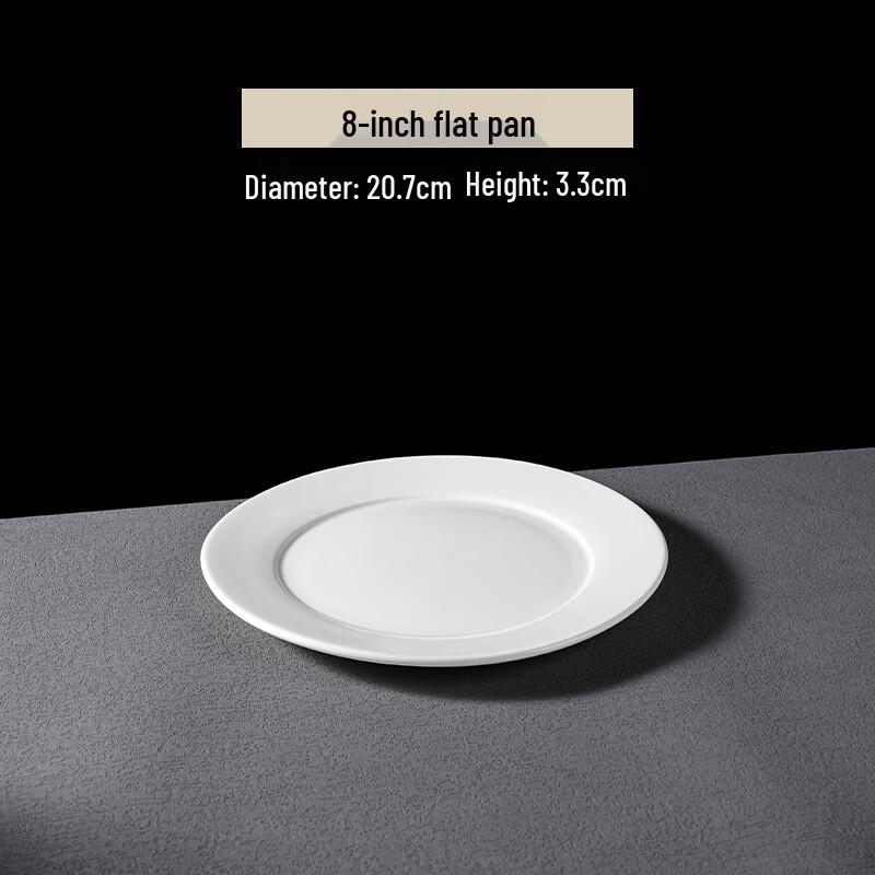 Sweet & Elegant White Ceramic Dinner Plate Set