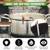 50-200℃ Candy Thermometer with Pot Clip Instant Read Cooking Food Thermograph Safety with Protective Cover