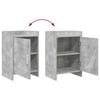 Nightstands 2 pcs Concrete Grey 40 x 30 x 60 cm Engineered Wood