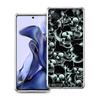 Transparent Phone Case for Xiaomi Mi 14 13 12 11 Ultra 13T 12T 11T Poco X3 NFC F3 F6 Pro 5G Soft TPU Shell Terror Black Skull