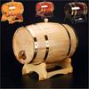3L Beer Brewing Keg Vintage Wood Oak Timber Wine Barrel For Whiskey Rum Port Decorative Barrel Restaurant Display