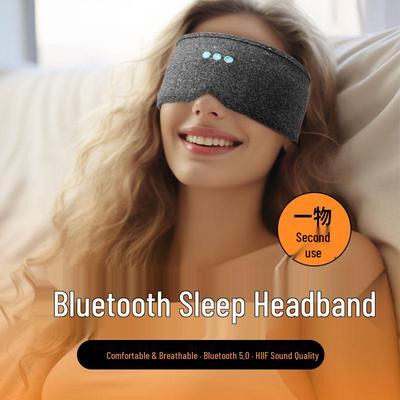Kabellose Musik-Schlaf-Augenmaske & Schweißableitendes Bluetooth-Stirnband für Outdoor-Sport